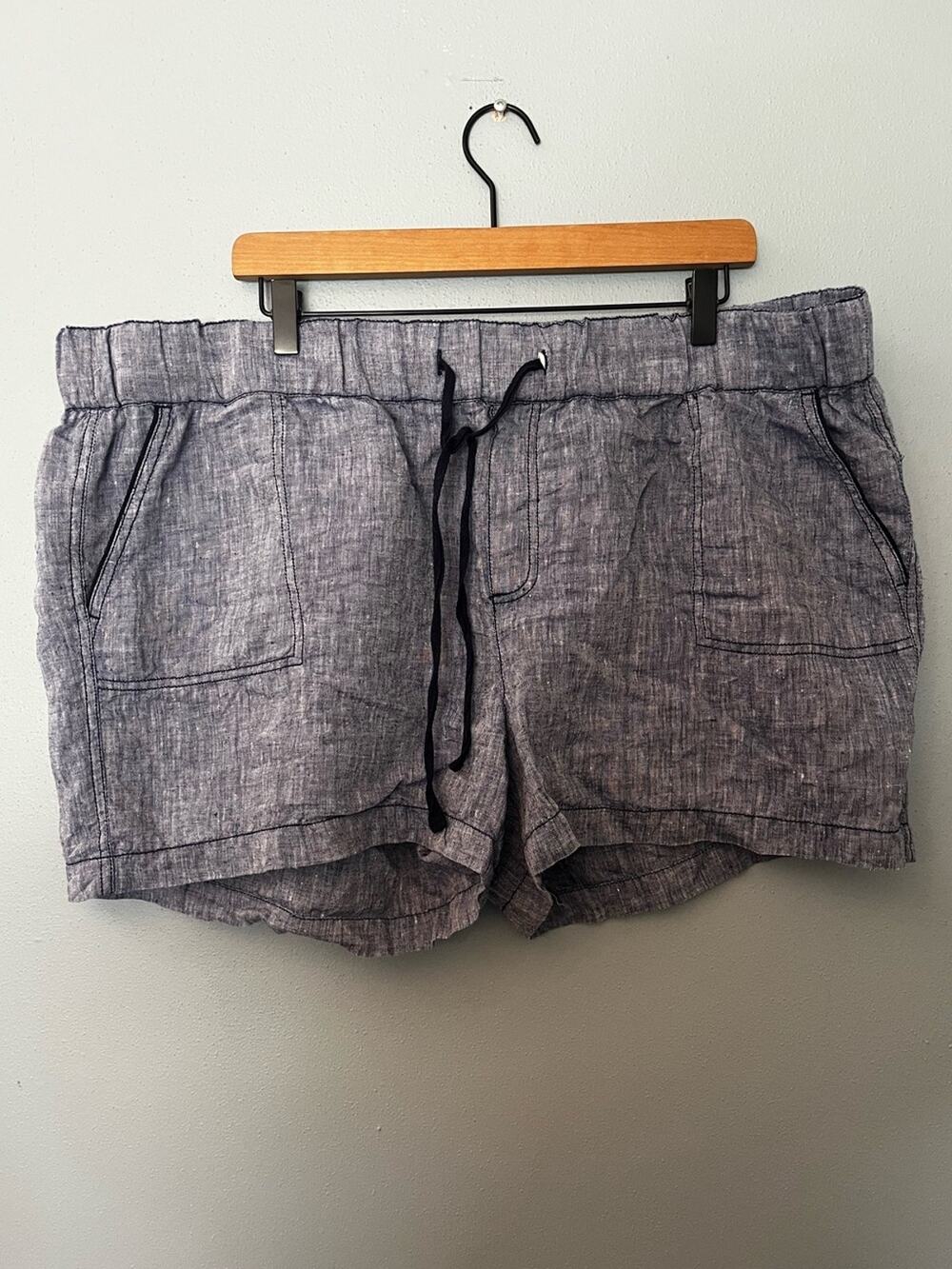 Caslon Linen Drawstring Shorts